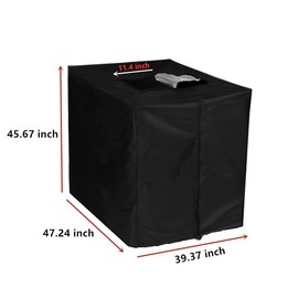 IBC Tote Cover, GDCCPRO 420D Anti-UV Waterproof Cover for 1000L IBC Container Rain Water Tank Outdoor 275 Gallon Rain Barrel Foil Anti-Dust Cover Sun Protection