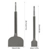 2PCS Scalpelli SDS Plus Scalpello per Rimozione Colla Piastrelle Scalpello