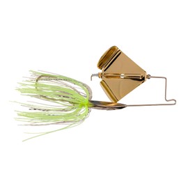 Buckeye Lures Buzzerk Fishing Buzzbait - Head-Knocking Design for Explosive Strikes Skirts & Forage-Mimicking Colors - 3/8 oz, Spot Remover w/Gold Blade