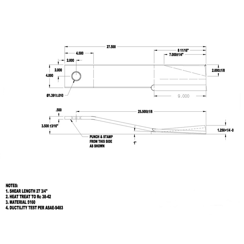 Rhino Blade Pair 0582010332P, CW Updraft