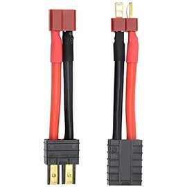FLY RC 2PCS RC Lipo Bucket Charger Converter Cable Adapter TRX to Deans T Plug Connector TRAXXAS SE SLASH Universal