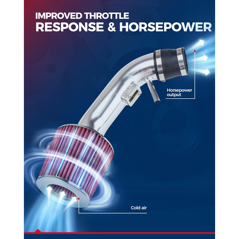 KAX Cold Air Intake System Kit Replacement for Civic 1996-2000