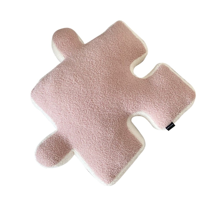 Plush Throw Pillow Ultra Soft Cushion Puzzle Special Shaped for