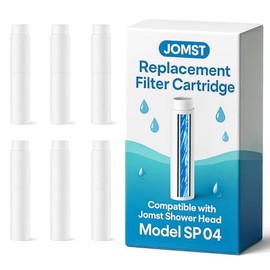 6 Pack Shower Filter for Handheld Shower Head - 8 Stage Filter for Hard Water Remove Chlorine & Reduces Dry Itchy Skin - Only Only for SP04 Model Shower Head (ASIN: B0G71384FS)