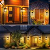 2 Packs Motion Sensor Outdoor Sconce - Advanced Dusk to