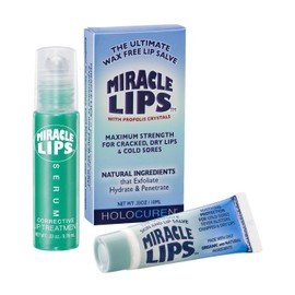 2 pc Miracle Lips Salve and Serum Combo Corrective Lip Balm for beauty Maintenance and Problem Lips