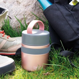 Lurch 240845 Thermal Food Container, Stainless Steel, Rose Gold