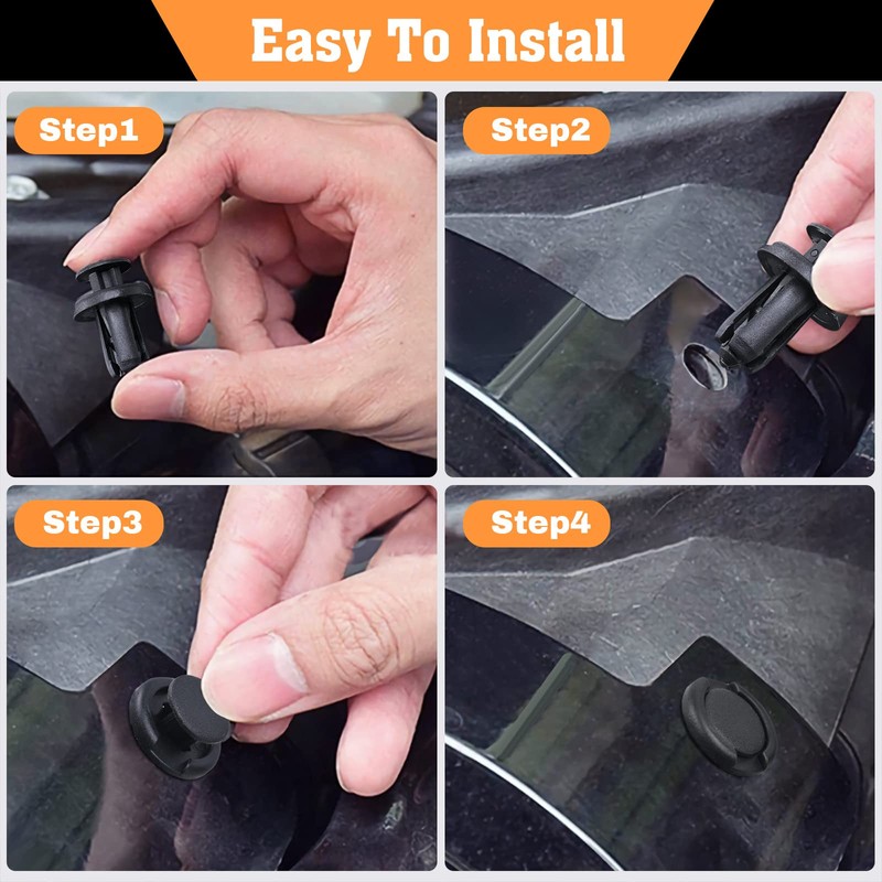 Car Mounting Clips Set - 6 Different Types of Door