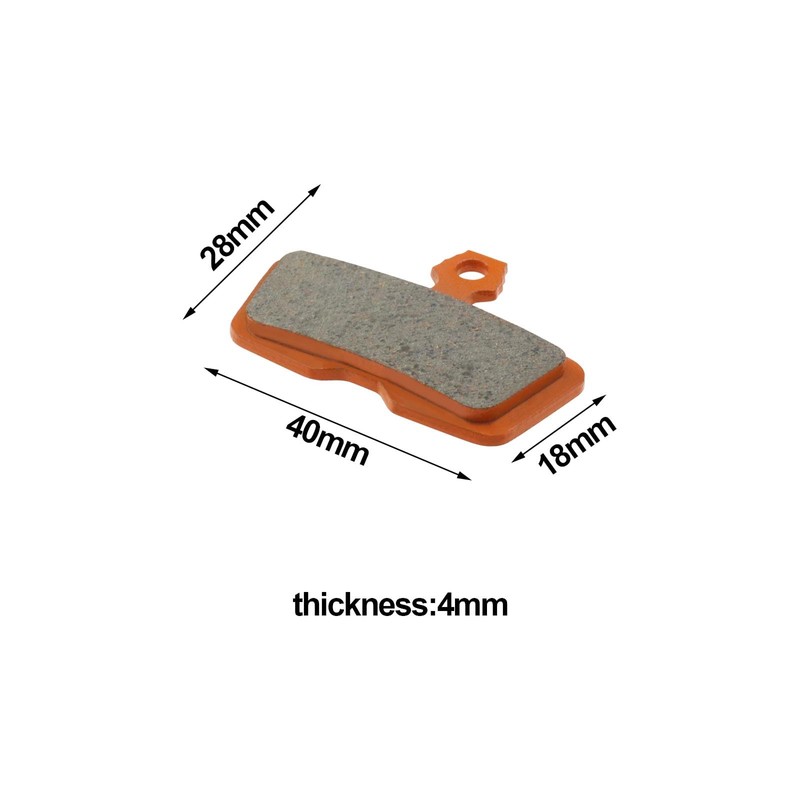 VGOL 2 Pairs Ceramic Brake Pads Compatible with Avid Code