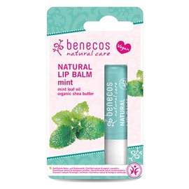 2 x Benecos Natural Vegan Lip Balm Mint 4,8g