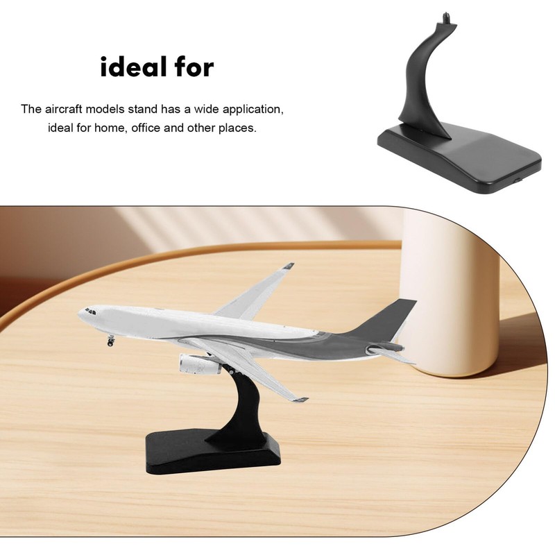 SEWACC 2pcs Aircraft Models Stands Plastic Aircraft Model Display Stand