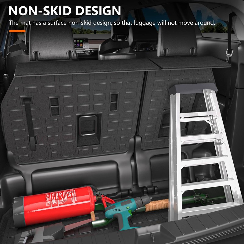 powoq 3rd Row Cargo Mat Compatible with 2021-2025 Toyota Sienna