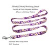 Olahibi Dog Collar and Leash Set, Cute Daisy Pattern, Polyester