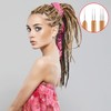WILLBOND 5 Pieces Dreadlocks Crochet Hook Tool Includes 3 Dreadlocks