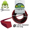 SPARES2GO Square 3.0mm Diameter 4 x 15m Pro Cord Line