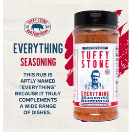 Tuffy Stone Everything Seasoning | 6x World Barbecue Grand Champion | All-Purpose BBQ Spice Rub | Versatile Seasoning | 6.95 oz Shaker