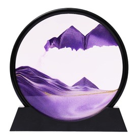 ZYKKGEY 3D Deep Sea Moving Sand Art,Relaxing Desktop Home Office Work Decor,Moving Sand Art Picture