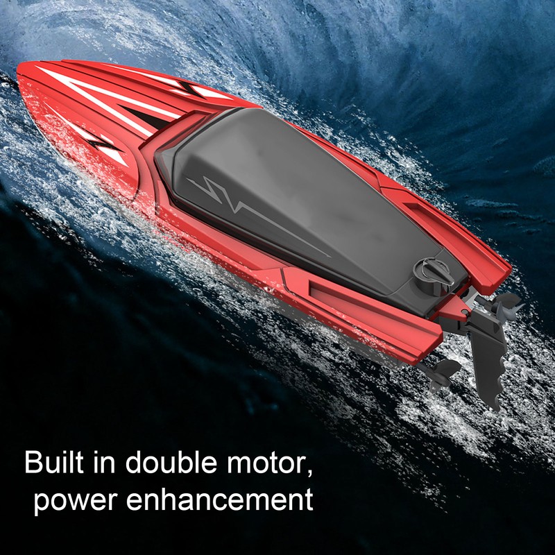 RC Boat Waterproof Off Water Induction Dual Motor Remote Control