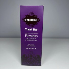 Fake Bake Flawless Travel Size Self-Tan Liquid 3fl. oz Golden Bronze Brand New