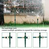 ARICOR 2 Pack 3-Arm Garden Sprinkler, 360 Degree Rotation Garden