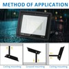 ZHPINGMX 50W LED Flood Light Outdoor, 5000LM Super Bright Floodlight