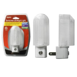 2 Pc Sensor Led Light Plug Night Auto Dark Hallway Nightlight Stairs