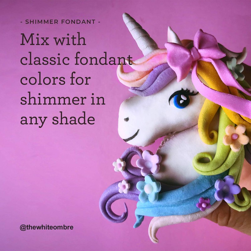 Satin Ice Gold Shimmer Fondant With Edible Glitter (2 Pound,