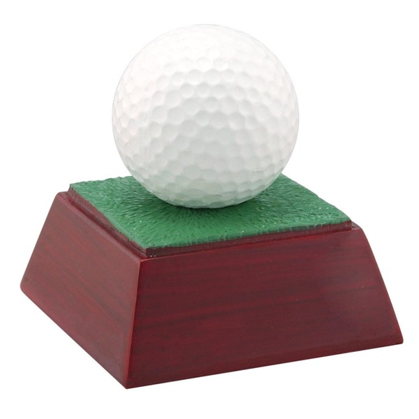 Decade Awards Golf Color Resin Trophy - Golf Award - 4 Inch Tall - Customize Now