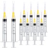 100Pack 2.5ml 2.5cc Disposable Plastic Syringes with 25Ga, Individually Sterile