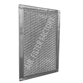 12-Layer Air Filter Factory 5" x 7.5" Pull Tab Microwave Grease Filter Replacements For Many GE, Frigidaire, Magic Chef & LG Microwave Oven Models Filter Set Of 2 (Pull Tab Short Side)