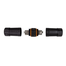 LogiLink NP0082 - CAT.6A Outdoor Cable Connector for CAT.6A & CAT.7, Protection Class IP68, Tool-Free