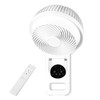 Simple Deluxe 7 inch Wall Mount Fan, 3 Speeds &