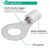 420pcs Non-Insulated Ring Terminals & Fork Connector Kit 22-16/16-14/12-10 Gauge