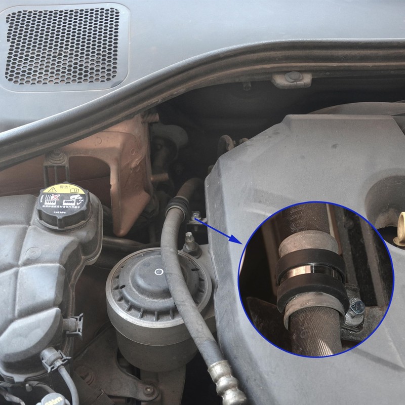 20 PCS Stainless Steel Rubber Cushioned R Shape Clamps,Cable Mounting