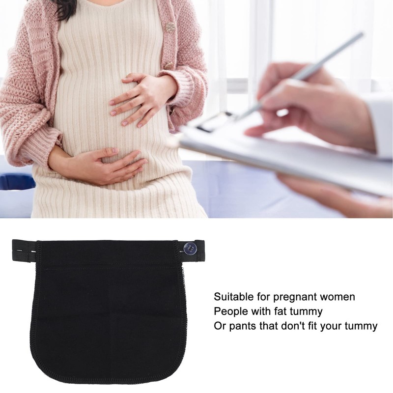 6 Uds Extensor de Pantalones de Maternidad, Tela de Nylon