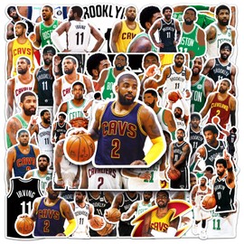 Pack of 50 Kyrie Irving Waterproof Vinyl Stickers for Cars, Laptops, Skateboards, Helmets and More