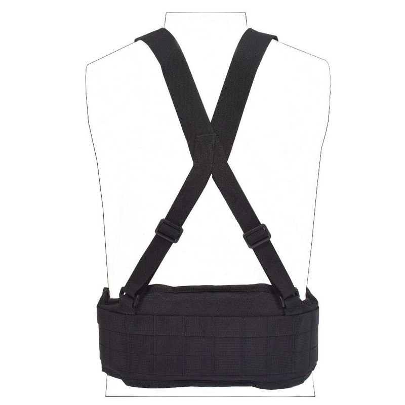 SINAIRSOFT Tactical Waist Belt with X-Shaped Suspenders Free Straps Airsoft