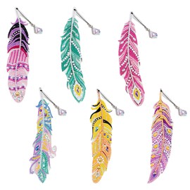 Embhlitfe Bastelse Children from 6 Years, Diamond Painting Bookmark Children Adults, Creative Craft Set Gifts for Girls 7 8 9 10 11 12 Years, Advent Calendar Filling Children's Birthday