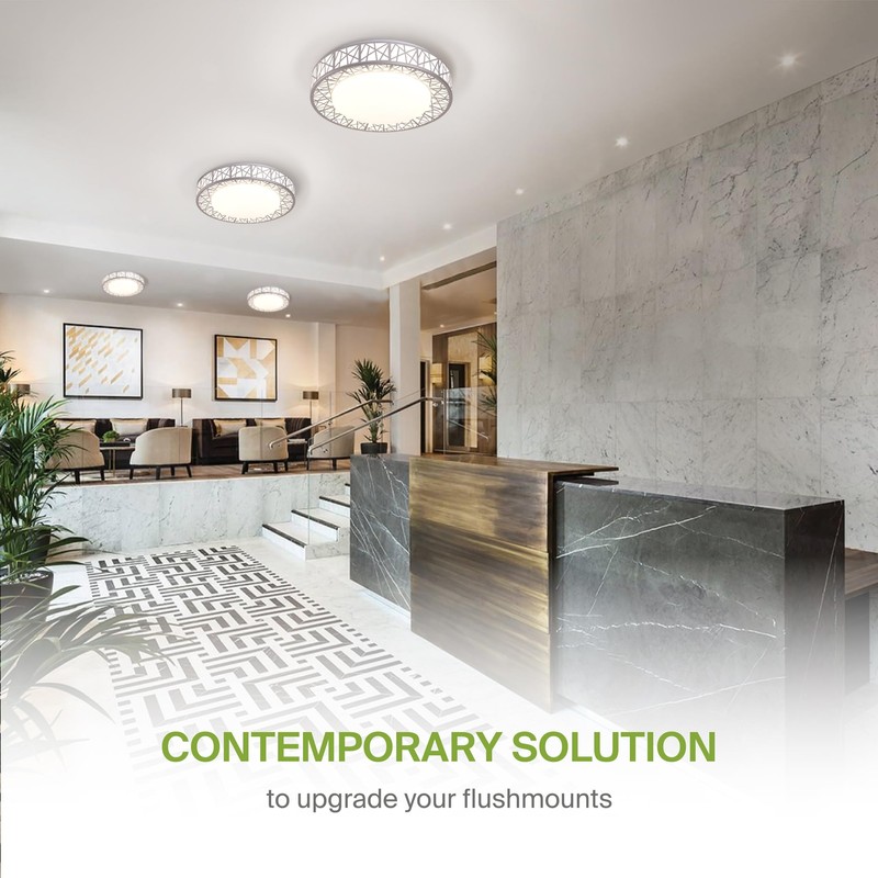 ASD 16 Inch LED Flush Mount Ceiling Light - Modern