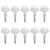 Duronge 10 Pieces 787 Ignition Key Replacement Set for Komatsu