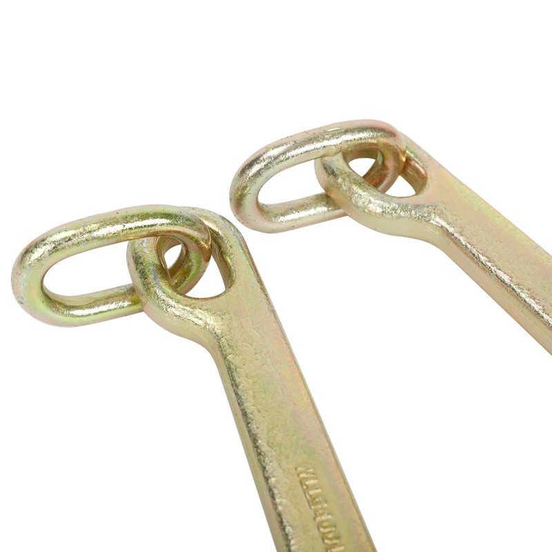 Gooeap Yellow Zinc Plated 15" Inch J Hook Heavy Duty