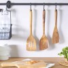 FAAY Teak Wooden Slotted Spatula Turner | Durable, Healthy, High