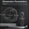 Felixstory 10 inch Solid Rubber Tire, 10X2.5, 60/70-6.5 Tubeless Tyre