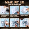 Pack of 6 Cat Masks, Therian Cat Mask, DIY Masks,