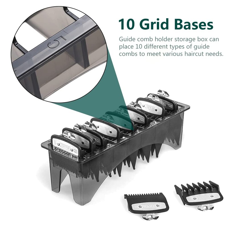 Watris Veiyi Clipper Guard Holder, Clipper Comb Holder Case, Professional