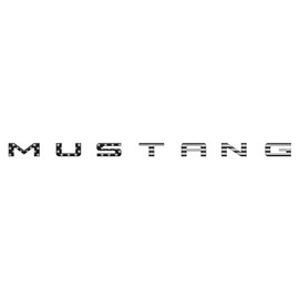 Engine Bay Letter Inserts - Compatible with 2024-2025 Mustang