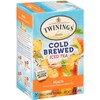 Twinings Peach Cold Brewed Iced Tea, 20 Count Box (Pack