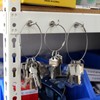 Linky Ring Wire Keychain Accessory Ring 200mm Wire Keyring 11ea