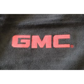 Insync Solutions GMC Truck Car Seat Towel Slip-On Cotton Terry Cloth Black Seat Cover 47" X 24"