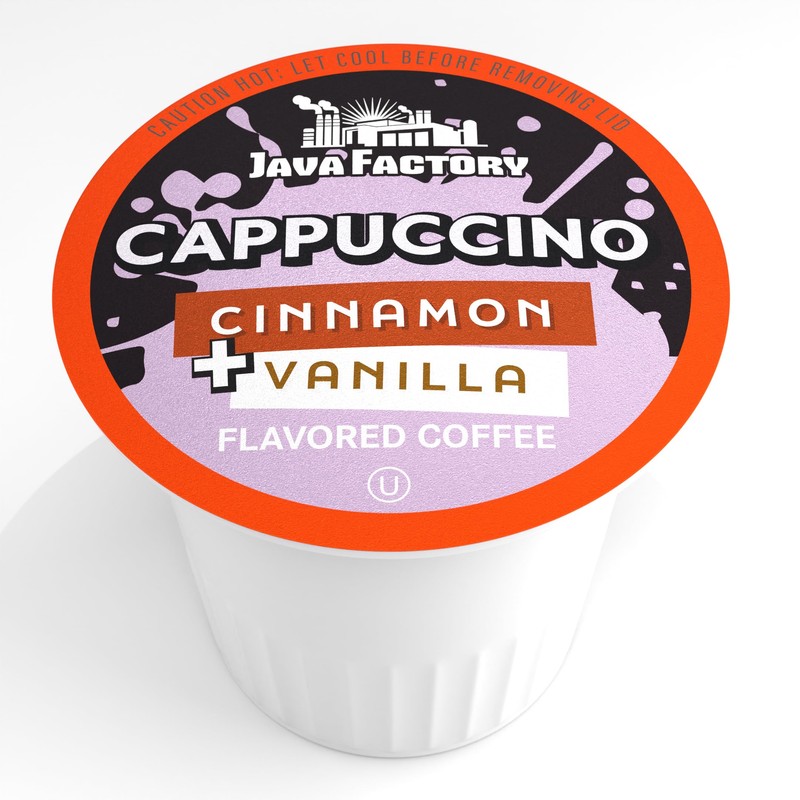 Java Factory Coffee Pods Vanilla Cream and Cinnamon Flavored Coffee